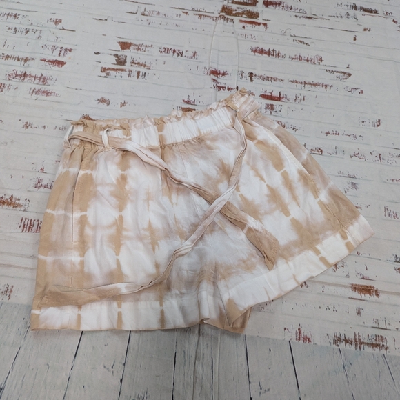 cloth & stone Pants - Cloth And Stone Tie Dye Elastic Waist Shorts